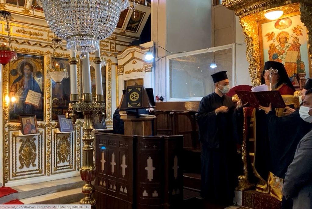 Πατριαρχική Χοροστασία στον Ι.Ν. Γενεθλίων της Θεοτοκού Μπεσίκτας