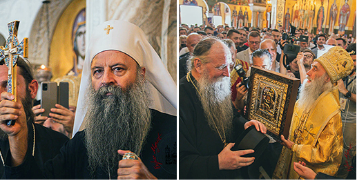 Патријарх Порфирије: Митрополит Јоаникије има подршку читаве наше Цркве, свег православног нашег народа где год да живи и све браће архијереја без трунке резерве
