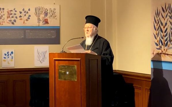 Ομιλία του Οικουμενικού Πατριάρχη στο Σισμανόγλειο Μέγαρο