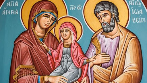 Church commemorates Holy & Righteous Ancestors of God, Joachim and Anna