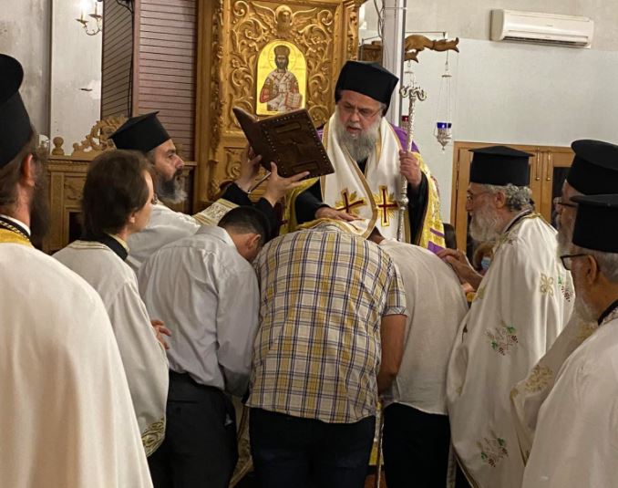 Τρεις αναγνώστες χειροθέτησε ο Μητροπολίτης Κιτίου