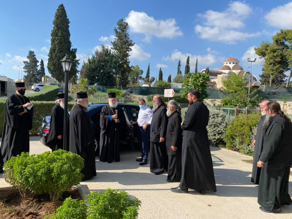 Στα γραφεία της Μητρόπολης Κιτίου ο Πατριάρχης Αλεξανδρείας