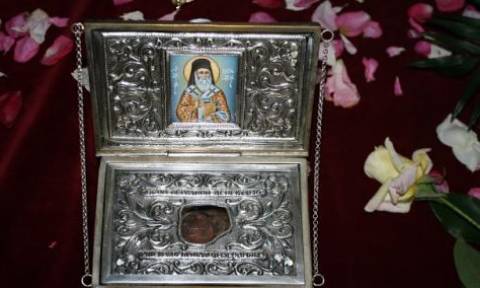 Great Archieratical Vespers οn island of Aegina commemorates Recovery of the Holy Relics of St. Nektarios