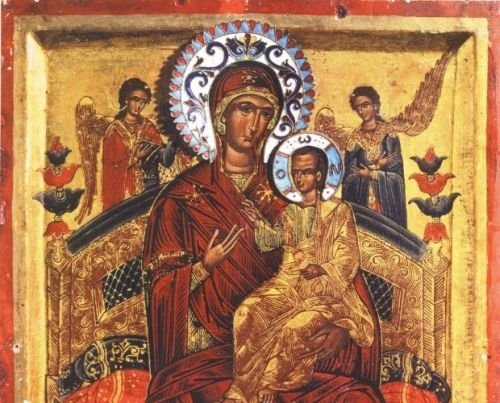 Commemoration of wonder-working icon of Panaghia Pantanissa at Vatopedi glebe in Thrace region