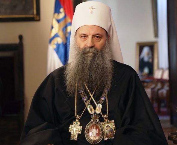 Беседа патријарха Порфирија у манастиру Јасеновцу