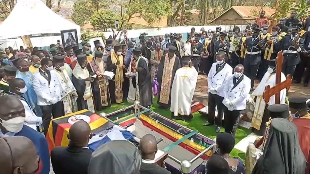 Exodios funeral service for reposed Metropolitan of Kampala Jonah