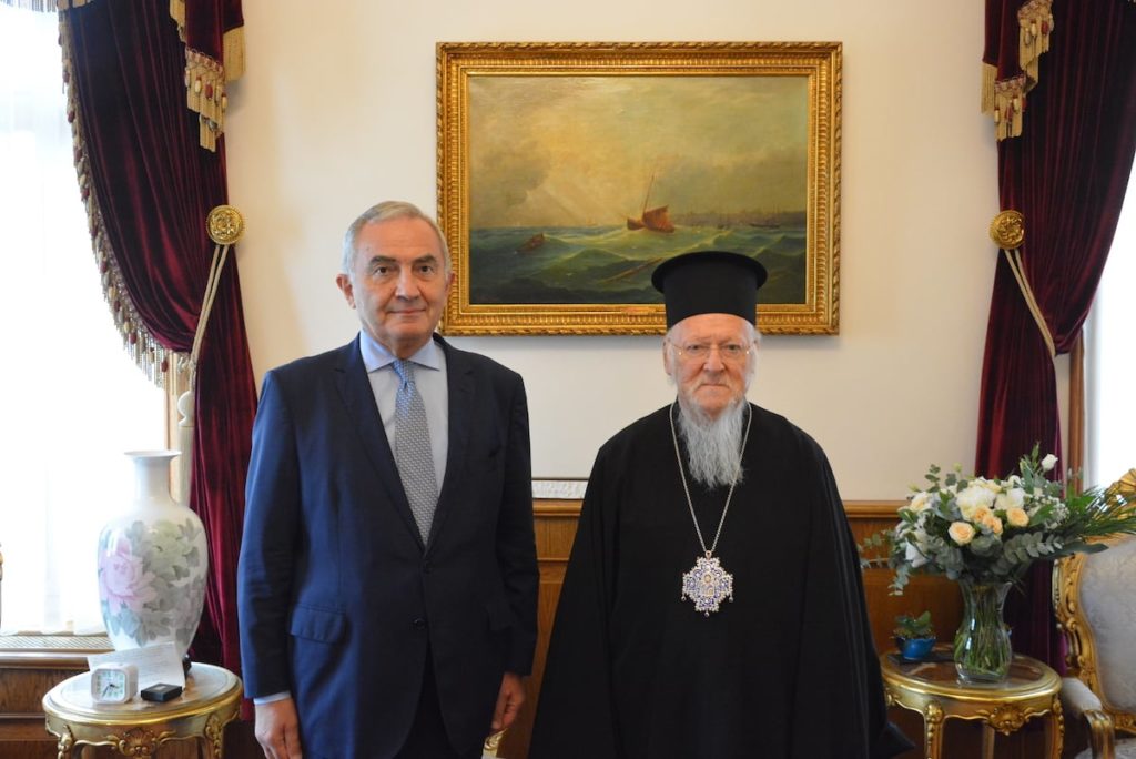 Ecumenical Patriarch receives new sec-gen of Black Sea Economic Cooperation organization