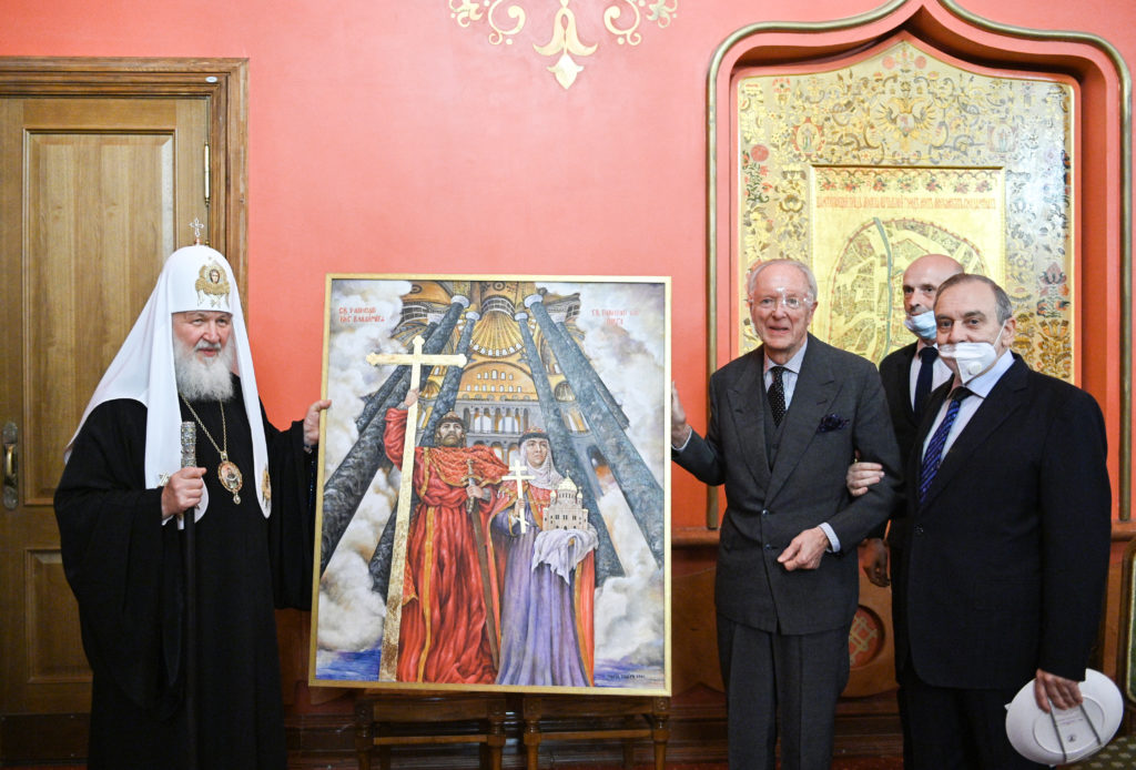 Παράδοση πίνακα με τον εκχριστιανιστή των Ρώσων