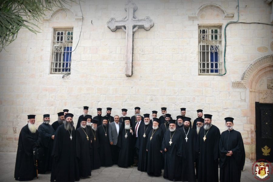 PASTORAL MEETING OF H.H.B. THE PATRIARCH OF JERUSALEM THEOPHILOS WITH THE RAMALLAH DISTRICT PRIESTS