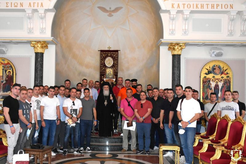 بعثة من سلاح الجوي اليوناني في زيارة للبطريركية