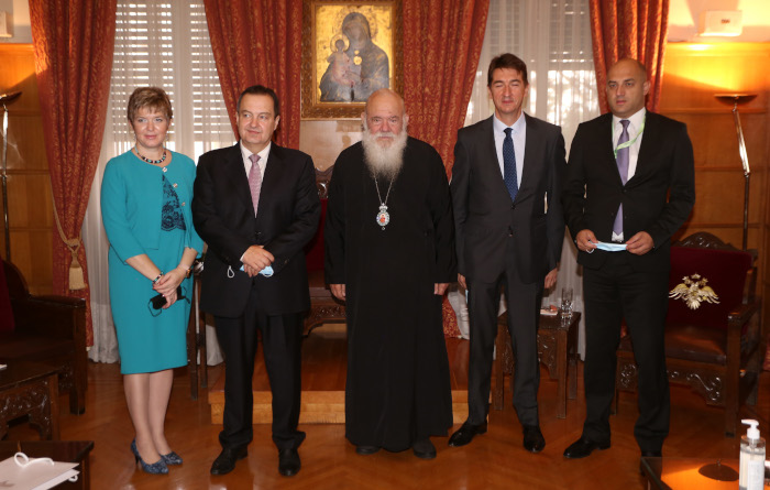 Среща на Атинския Архиепископ с председателя на сръбския парламент. Дачич: „Тук се чувстваме като у дома си, защото гърците са наши братя“ | СНИМКИ