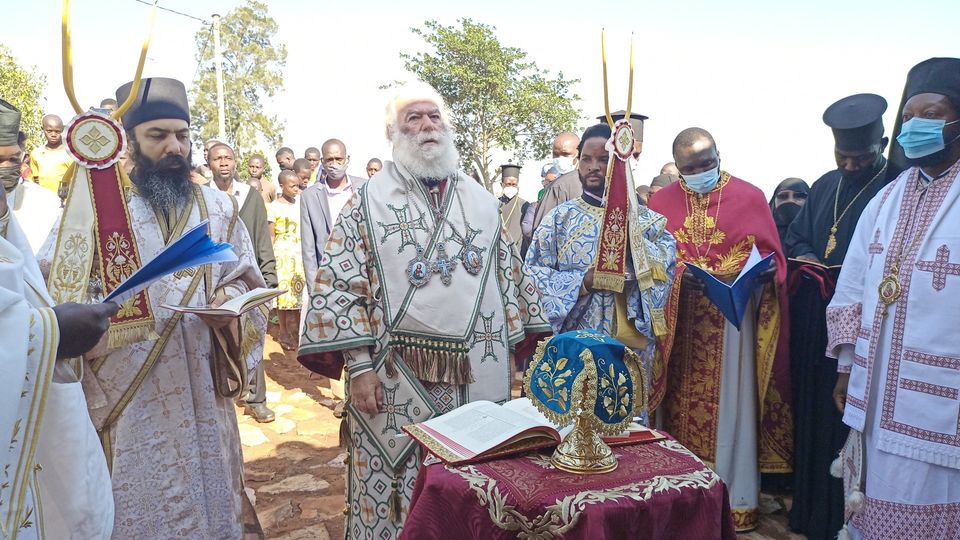 The Pope and Patriarch of Alexandria Theodoros II visited St. Paraskevi Orthodox Monastery in Busaana