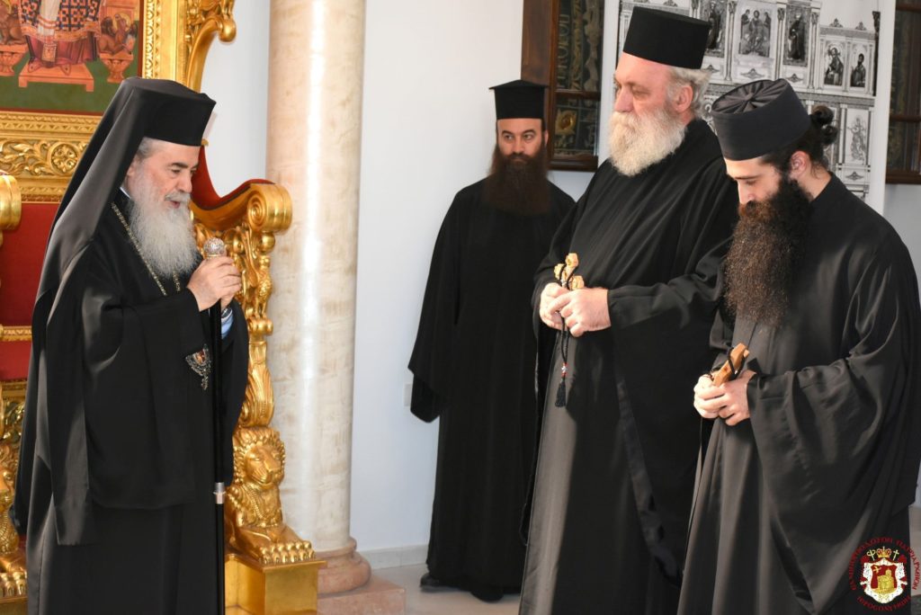 Tonsure of two mew monks at the Jerusalem Patriarchate