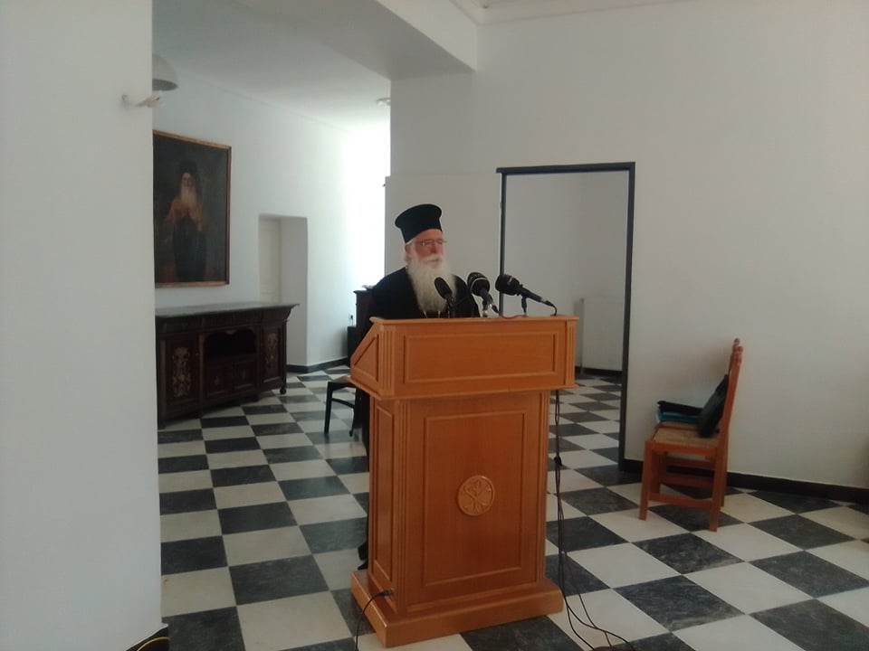 Metropolitan of Nea Ionia presents a text at Church of Greece Holy Synod session on topic of ‘Scientific & Theological Approaches to Pandemic Virus: Responses to Conspiracy Theories’