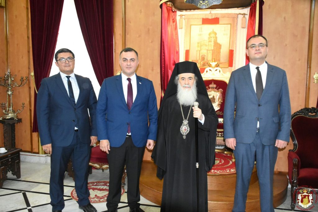 His Beatitude Patriarch of Jerusalem Theophilos III welcomed the Minister of Justice of Georgia