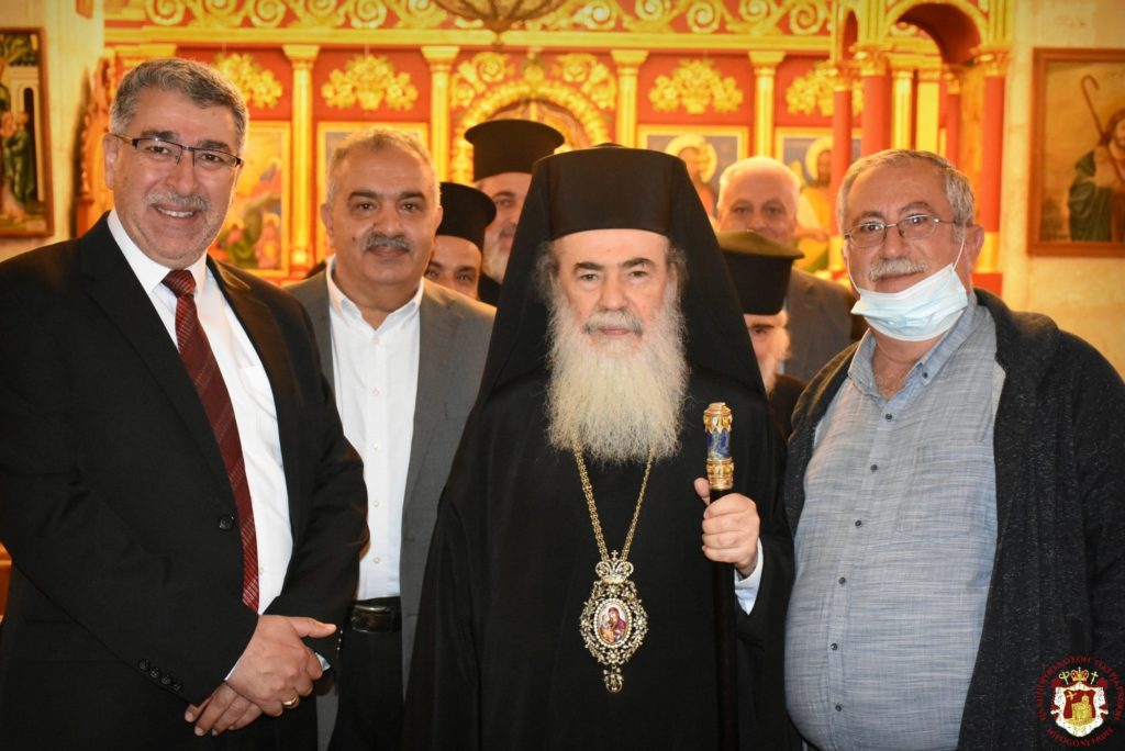 Fraternal gathering with priests and fathers for Patriarch Theophilos in the West Bank and Israel