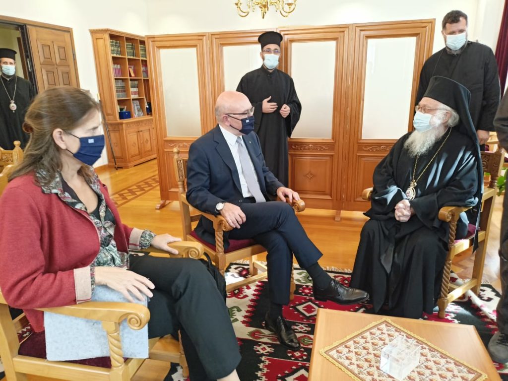 Στον Αρχιεπίσκοπο Αλβανίας ο ΥΦΕΞ Κώστας Φραγκογιάννης
