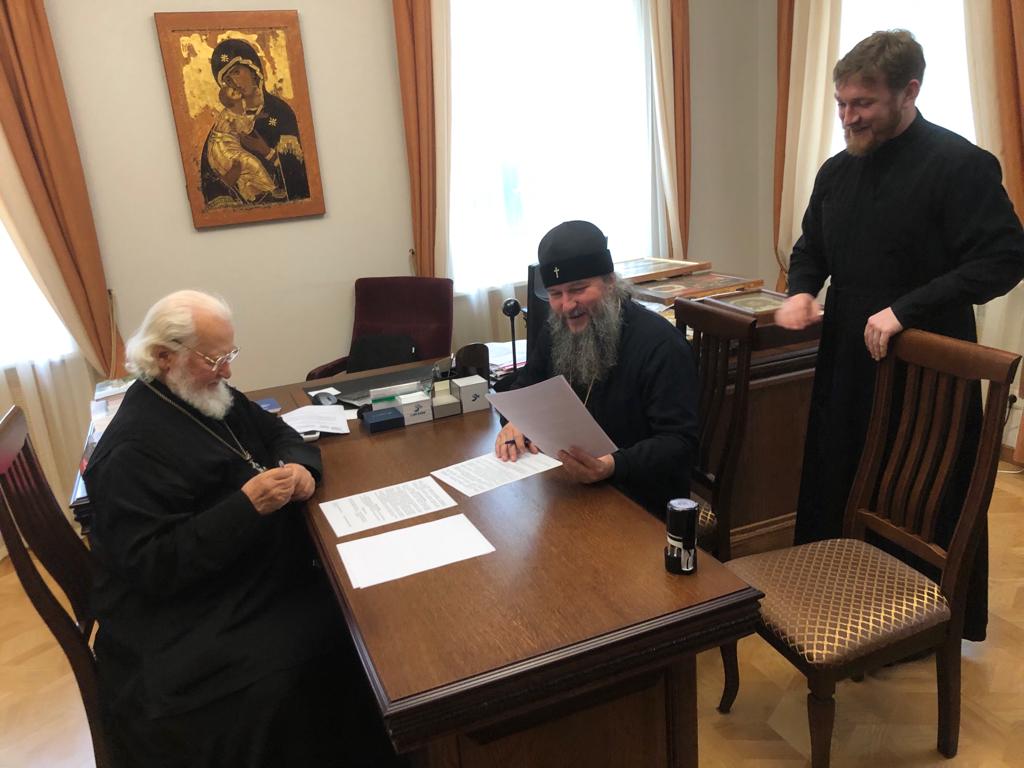 Подписано соглашение о сотрудничестве между Синодальным отделом религиозного образования и катехизации и Православным Свято-Тихоновским гуманитарным университетом