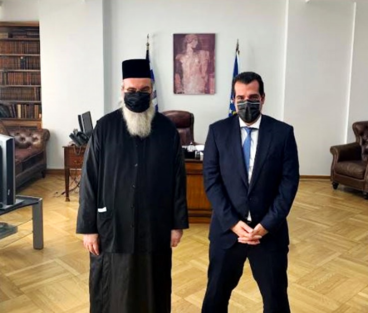 Ο Κισάμου Αμφιλόχιος επισκέφθηκε τον Υπουργό Υγείας