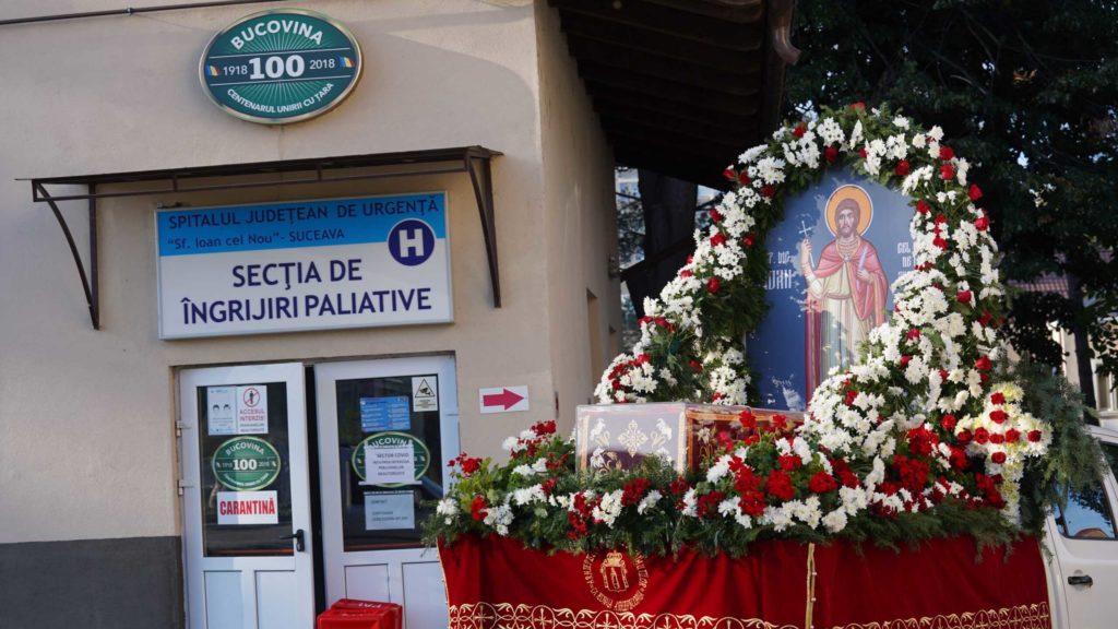 La Suceava a avut loc o procesiune cu moaştele Sfântului Ioan cel Nou