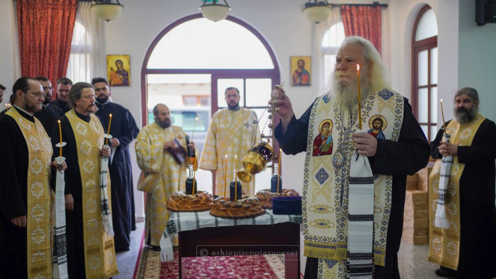 Episcopul Gurie, Protosinghelul David Oprea și Vasile Velnic, tatăl starețului Putnei, au fost pomeniți la Suceava
