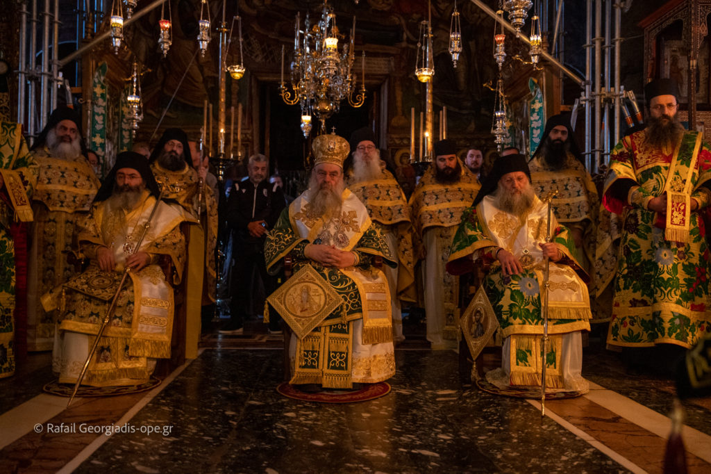 Con-celebratory Archieratical Divine Liturgy in commemoration of St. Evdomikos the Newly Revealed at Vatopedi – (PHOTOS + VIDEOS)