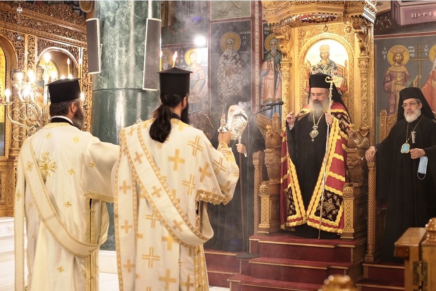 Ο Εσπερινός των ονομαστηρίων του Φθιώτιδος Συμεών