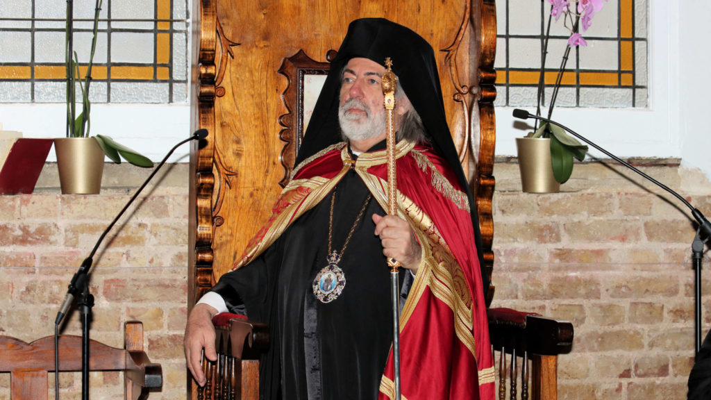 Ο Αρχιεπίσκοπος Θυατείρων στον Άγιο Αντώνιο Λονδίνου