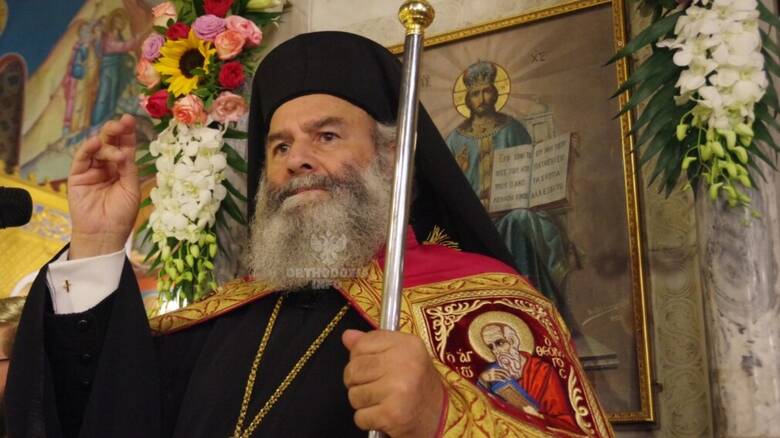 Metropolitan of Mani Chrysostomos moved to ICU
