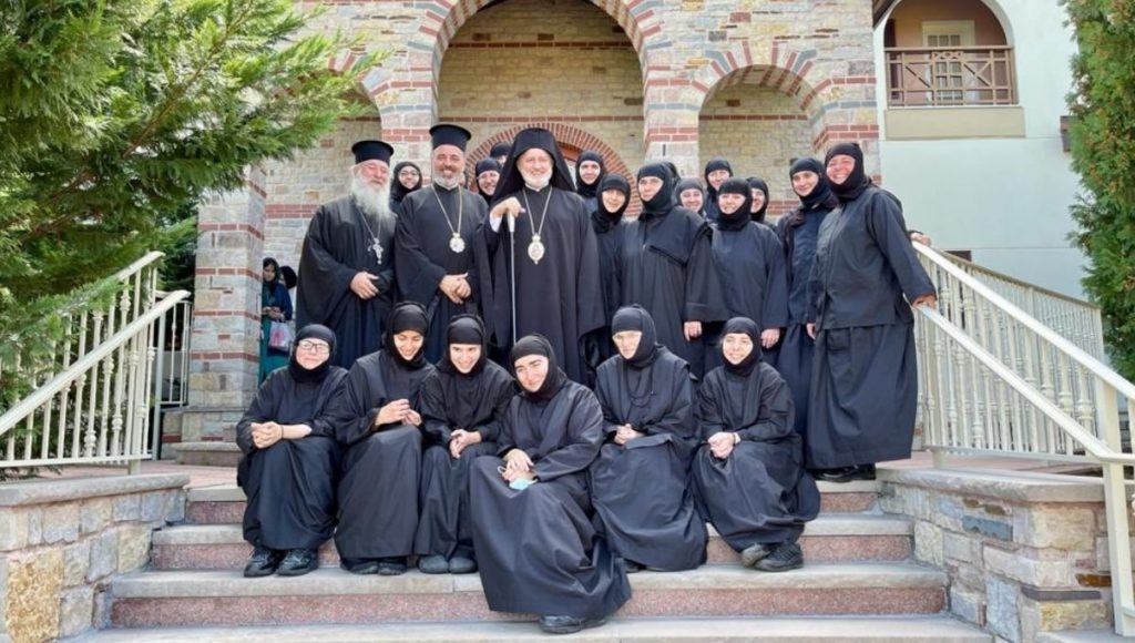 Archbishop Elpidophoros Visits Holy Protection Monastery of the Theotokos