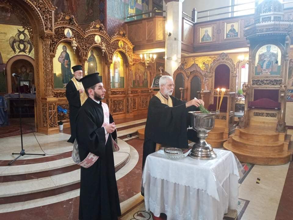 Blessing for the new academic year for the School of St Barnabas & visit to the Greek School of Margate