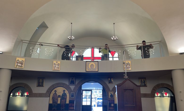 Εργασίες αποκατάστασης στον Άγιο Νεκτάριο στην Πέρθη