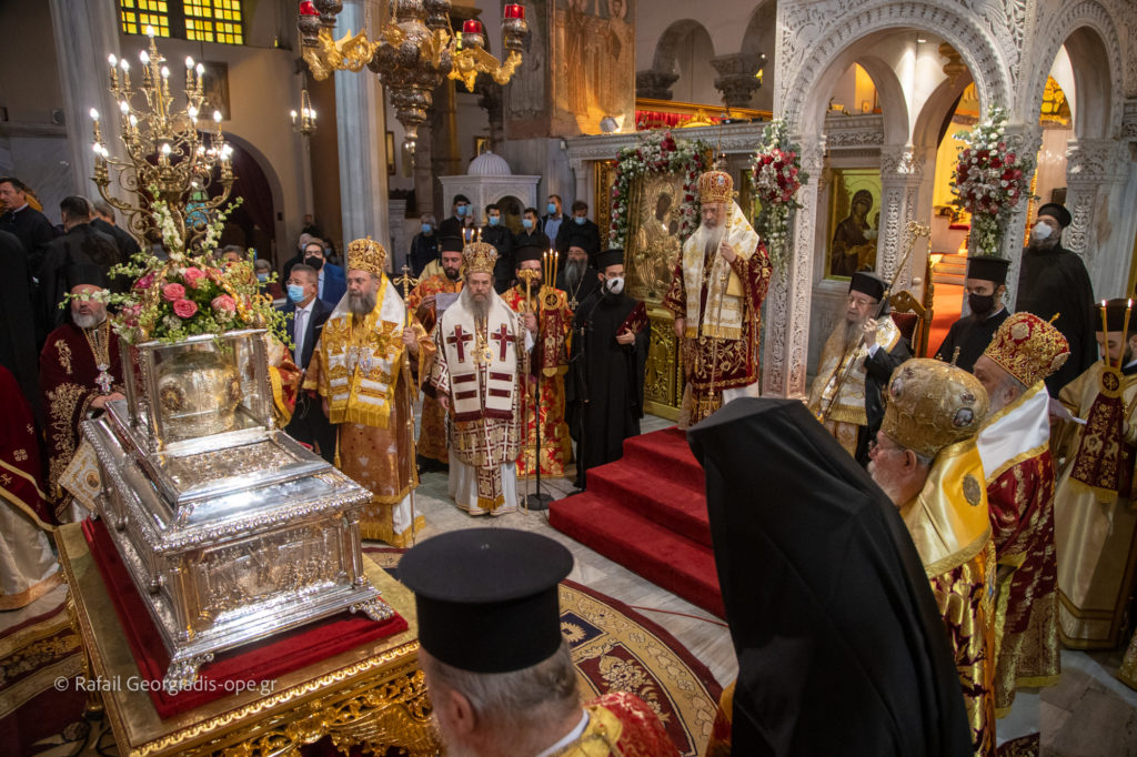 Feast day of Demetrius, the Great Martyr of Thessaloniki; 3 days of events and commemorations in northern Greece metropolis