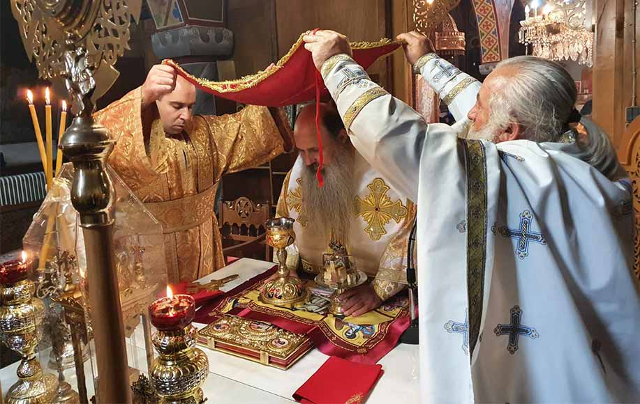 Ο Μητροπολίτης Σταγών και Μετεώρων στην Αχλαδέα Καλαμπάκας