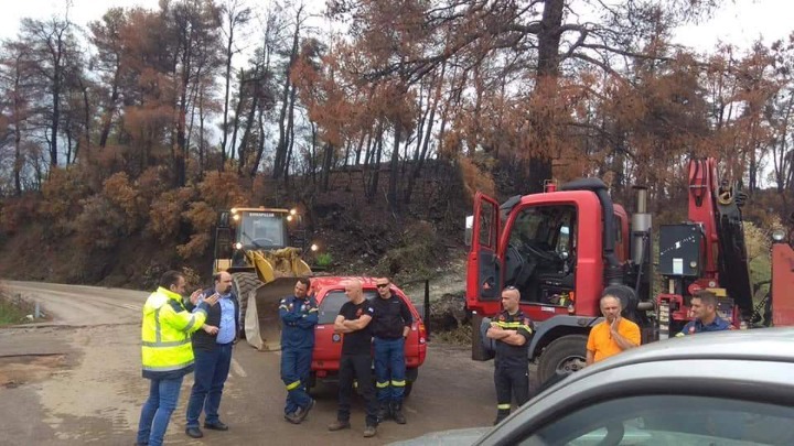 Βόρεια Εύβοια: Αυτοψία κυβερνητικού κλιμακίου στις πληγείσες περιοχές