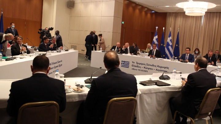 Κοινή Διακήρυξη της 9ης Τριμερούς Συνόδου Κορυφής Ελλάδος-Κύπρου-Αιγύπτου