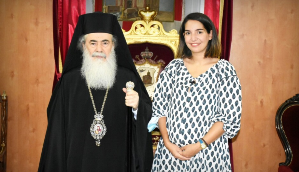 Среща на Йерусалимския Патриарх с вицеконсула на Гърция в Йерусалим