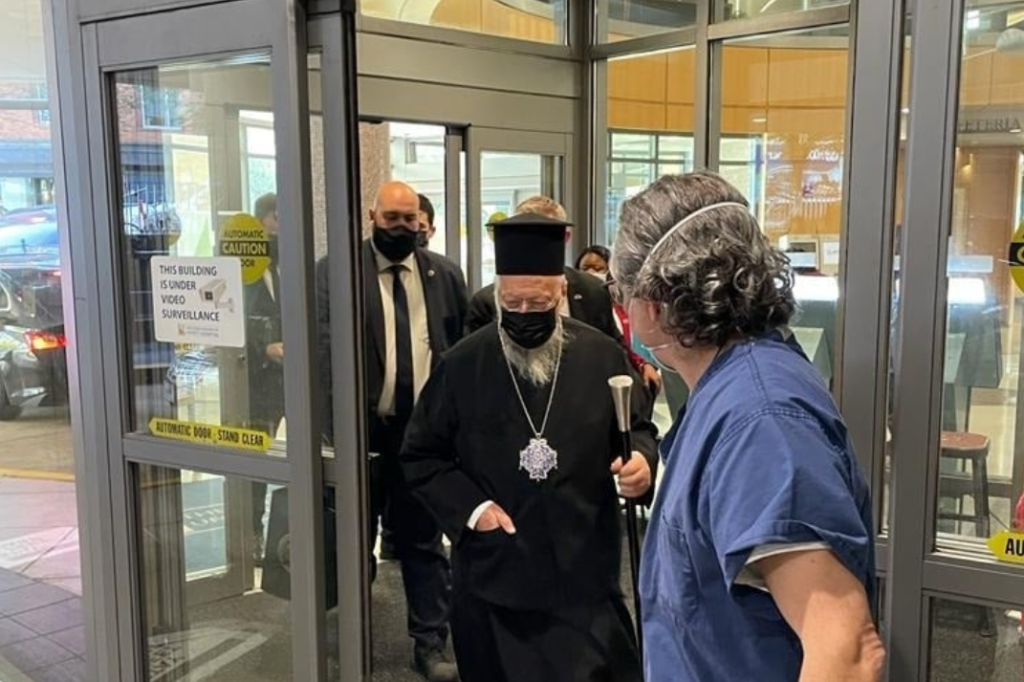 Вселенського патріарха Варфоломія виписали з лікарні