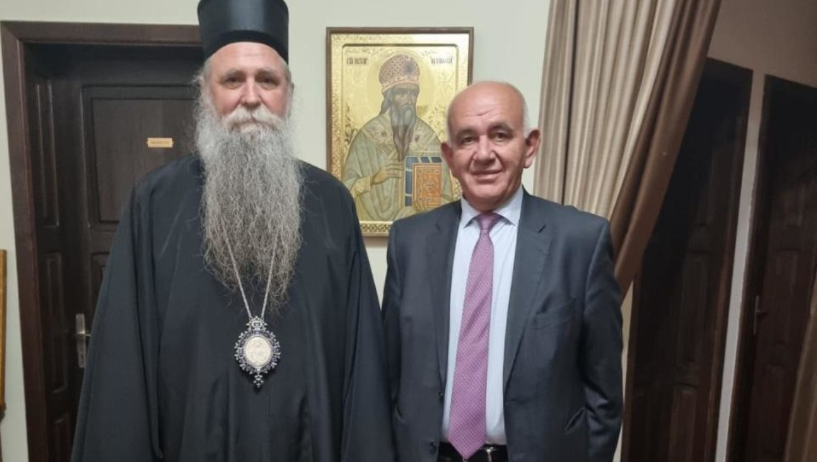 Митрополит Јоаникије примио амбасадора Грчке у Црној Гори