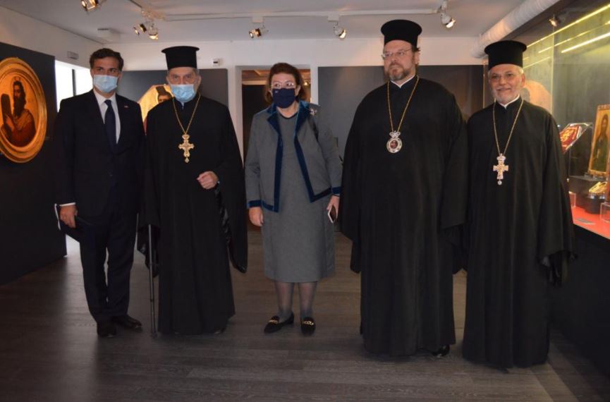 Greek culture minister tours Orthodox Center of the Ecumenical Patriarchate in Chambesy