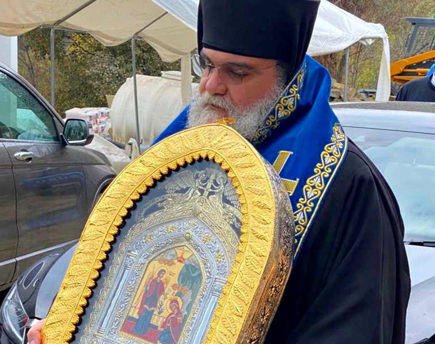 ΚΥΠΡΟΣ: Υποδέχτηκαν Αντίγραφο της Παναγίας της Τήνου