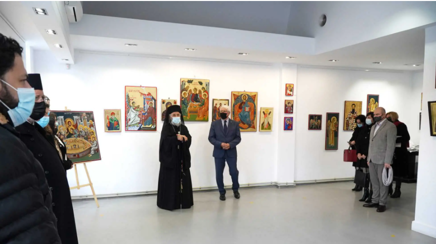 În imagini: Expoziție de icoane dedicată Sfântului Andrei, deschisă la Galați