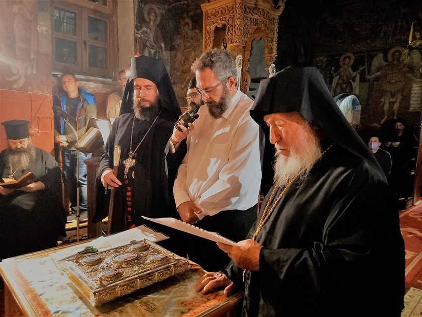 Κουρά Μοναχού στη Μονή Αγίου Γεωργίου Φενεού