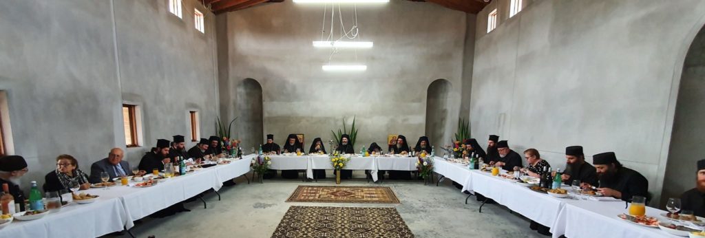 The Archbishop of Australia and Assistant Bishops at the Holy Monastery of Panagia Pantanassa