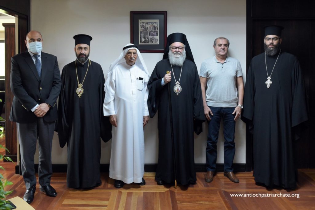 البطريرك يوحنا العاشر يزور مركز جمعة الماجد للثقافة والتراث