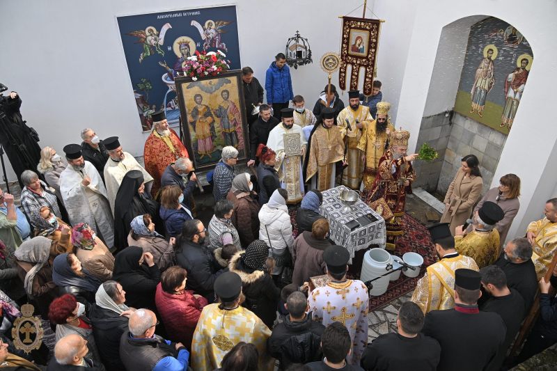 Празник на св. безсребреници и чудотворци Козма и Дамян Асийски в Кукленския манастир