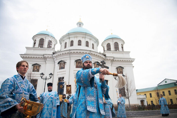 HIERARCHS AND CLERGY OF SEVEN CHURCHES UNITE FOR FEAST OF KAZAN ICON OF MOTHER OF GOD