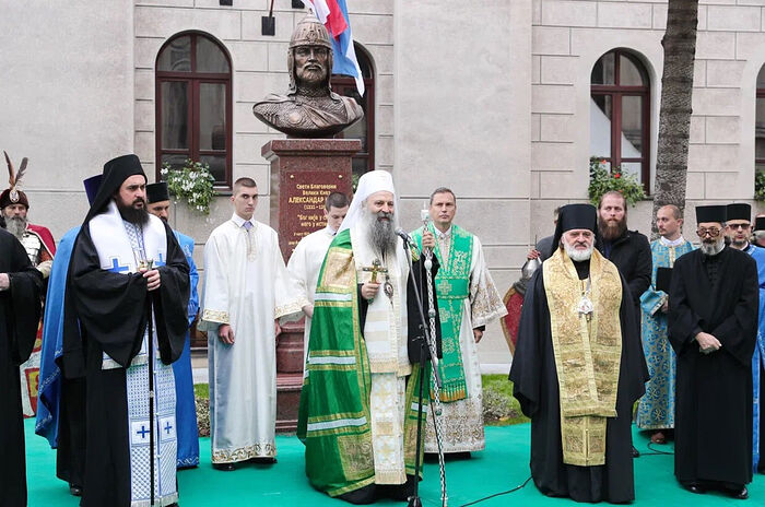 ПАМЯТНИК СВЯТОМУ АЛЕКСАНДРУ НЕВСКОМУ ОТКРЫТ В БЕЛГРАДЕ