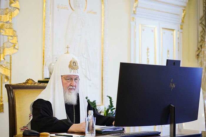 Святейший Патриарх Кирилл провел очередное заседание Архиерейского совета Московской митрополии