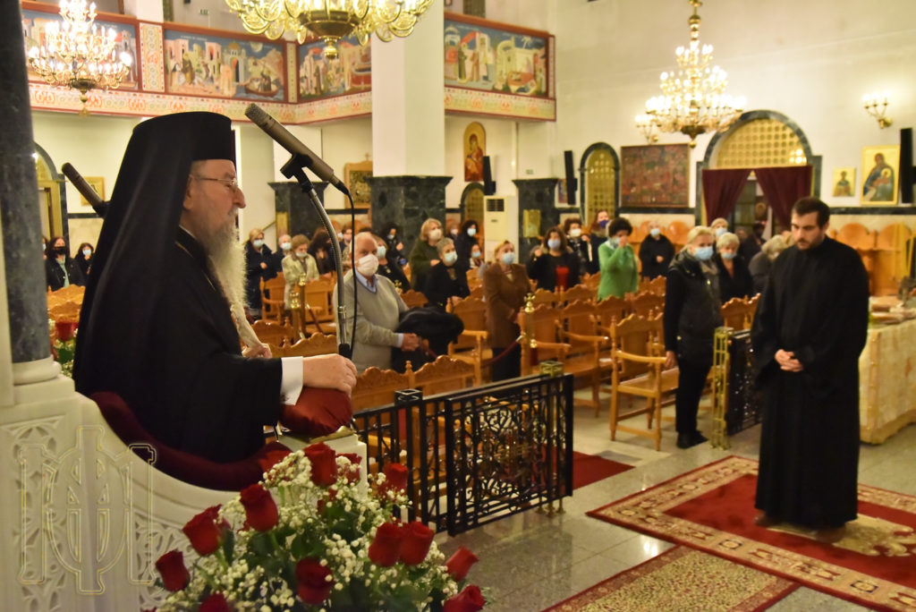 Ο Μητροπολίτης Θεσσαλονίκης στην εορτή του αγίου Νεκταρίου στο Χαρίσειο Γηροκομείο